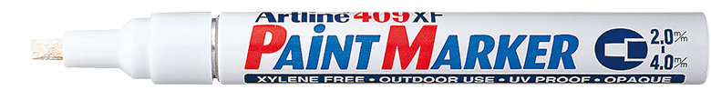 Artline409XF PAINTMARKER 2.0-4.0mm white
