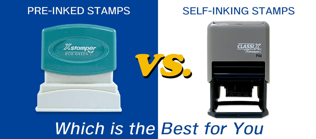 Pre-Inked vs. Self-Inking Stamps: Which One Is Right for You?