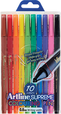 Supreme Coloring Pen 10-Pack