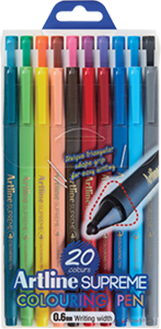 Supreme Coloring Pen 20-Pack