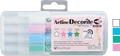 Decorite 1.0mm Bullet Nib Pastel Set 4-Pack