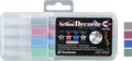 Decorite 1.0mm Bullet Nib Metallic Set 2 4-Pack