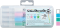 Decorite 3.0mm Flat Nib Pastel Set 4-Pack