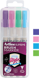 Supreme Brush Nib Purple, Pink, Yellow Green, Light Blue 4-Pack