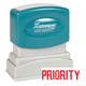 PRIORITY Pre-Inked Xstamper Stock Stamp 1/2" X 1-5/8"