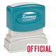 OFFICIAL Pre-Inked Xstamper Stock Stamp 1/2" x 1-5/8"