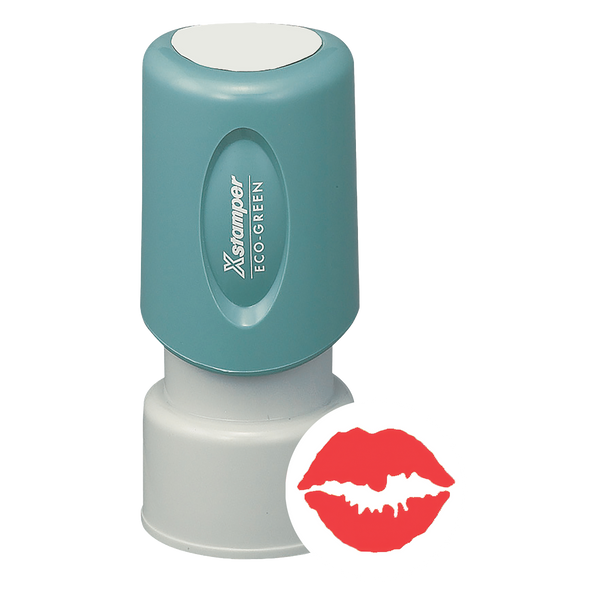 LIPS Pre-Inked Xstamper Round Stock Stamp 5/8" Diameter