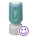SMILE Pre-Inked Xstamper Round Stock Stamp 5/8" Diameter