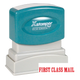 FIRST CLASS MAIL Pre-Inked Xstamper Stock Stamp 1/2" x 1-5/8"