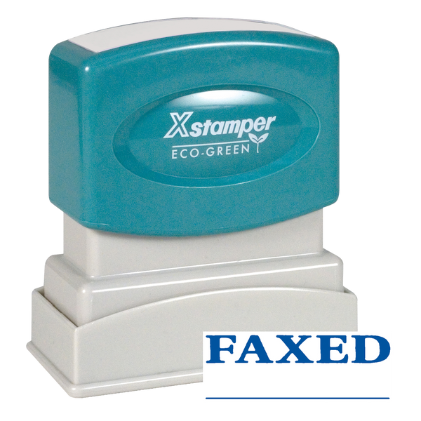 FAXED Pre-Inked Xstamper Stock Stamp 1/2" x 1-5/8"
