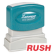 RUSH Pre-Inked Xstamper Stock Stamp 1/2" x 1-5/8"
