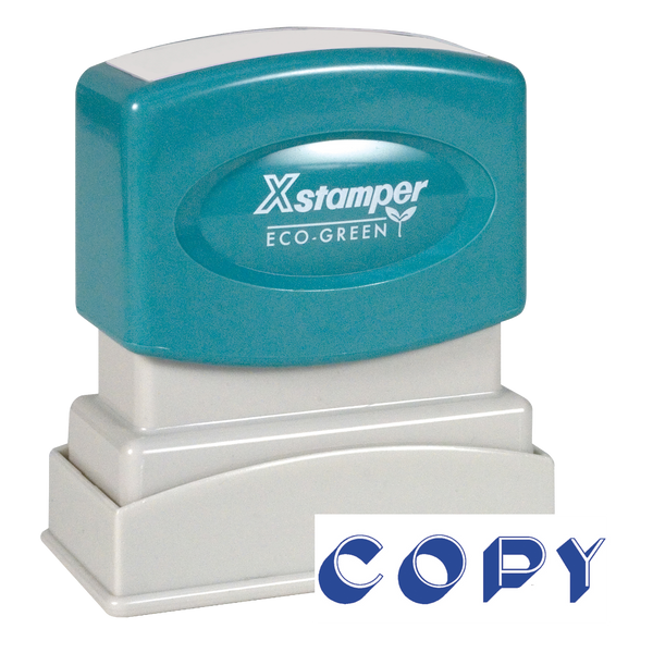 COPY Pre-Inked Xstamper Stock Stamp 1/2" x 1-5/8"