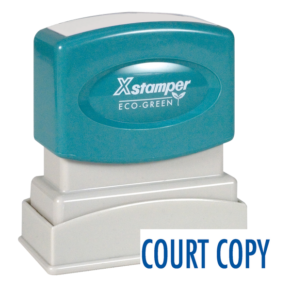 COURT COPY Pre-Inked Xstamper Stock Stamp 1/2" x 1-5/8"