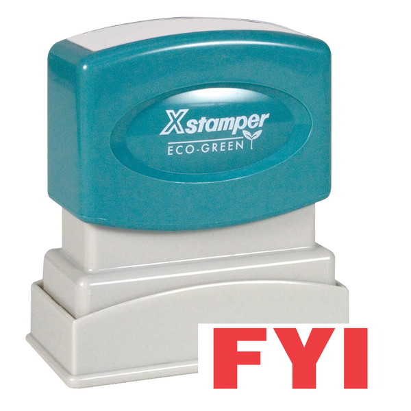 FYI Pre-Inked Xstamper Stock Stamp 1/2" x 1-5/8"
