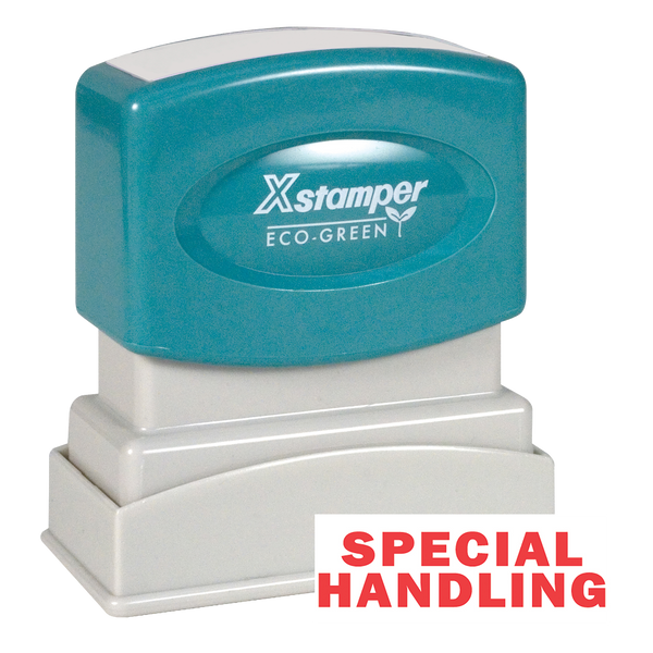 SPECIAL HANDLING Pre-Inked Xstamper Stock Stamp 1/2" x 1-5/8"