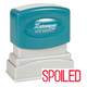 SPOILED Pre-Inked Xstamper Stock Stamp 1/2" x 1-5/8"