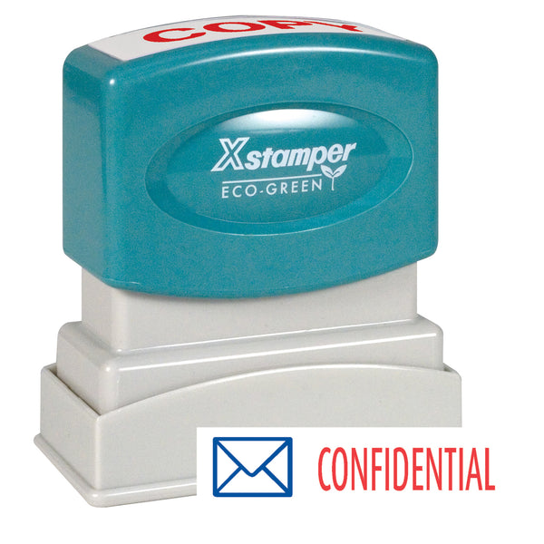 CONFIDENTIAL 2-Color Stock Stamp