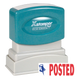 POSTED Pre-Inked Xstamper Stock Stamp 1/2" x 1-5/8"