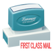 FIRST CLASS MAIL Pre-Inked Xstamper Jumbo Stock Stamp 7/8" X 2-3/4"
