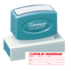 FAX MEMO Pre-Inked Xstamper Jumbo Stock Stamp 7/8" X 2-3/4"