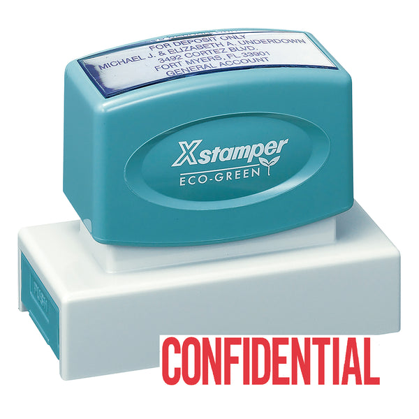 CONFIDENTIAL 1-Color Jumbo Stock Stamp