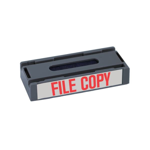 FILE COPY Pre-Inked Xstamper Stock Replacement Cartridge for Spin 'N Stamp 1/2" X 1-5/8"