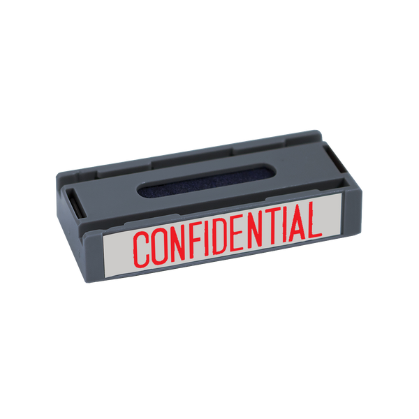 CONFIDENTIAL Pre-Inked Xstamper Stock Replacement Cartridge for Spin 'N Stamp 1/2" X 1-5/8"