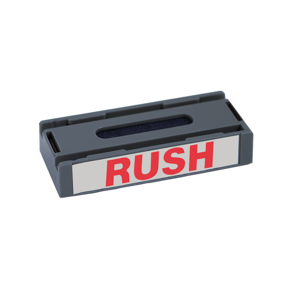 RUSH Pre-Inked Xstamper Stock Replacement Cartridge for Spin 'N Stamp 1/2" X 1-5/8"