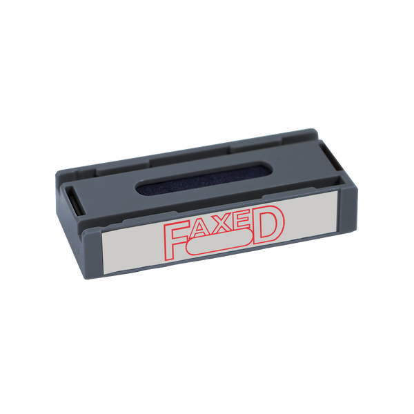 FAXED Pre-Inked Xstamper Stock Replacement Cartridge for Spin 'N Stamp 1/2" X 1-5/8"