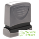 TERRIFIC EFFORT Pre-Inked Xstamper vX Stock Teacher Stamp 1/2" x 1-5/8"
