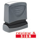 35171 'review & SIGN' 1/2" x 1-5/8"
