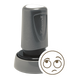 ROLLING EYES FACE Pre-Inked Xstamper vX Xpressions Round Stock Stamp 7/8" Diameter