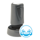 LAUGHING FACE w/ TEARS OF JOY Pre-Inked Xstamper vX Xpressions Round Stock Stamp 7/8" Diameter