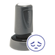 DISAPPOINTED FACE Pre-Inked Xstamper vX Xpressions Round Stock Stamp 7/8" Diameter