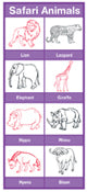 36015 Stamp Kit, Educational, Action Safari 1