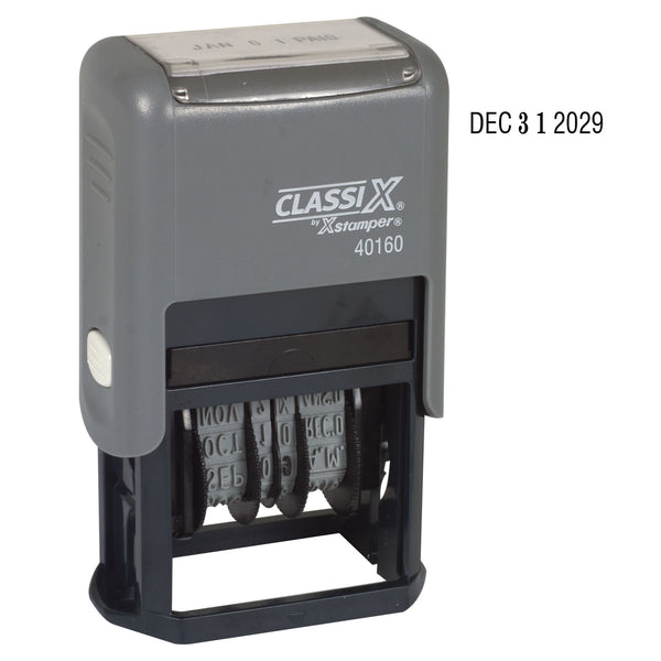 4-Yr Line Dater Size: 1.5 Plastic Self-Inking