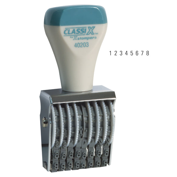Number Stamp Size: 0 / 8-Band Traditional
