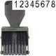 Number Stamp Size: 2 / 8-Band Traditional