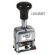 Number Stamp Size: 1 / 7-Band Metal Self-Inking Automatic