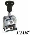 Number Stamp Size: 1 / 7-Band Metal Self-Inking Automatic