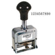 Number Stamp Size:1/10-Band Metal Self-Inking Automatic