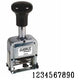 Number Stamp Size:1/10-Band Metal Self-Inking Automatic