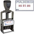FAXED Dater 1" x 1-1/2" Steel Self-Inking