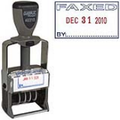 FAXED Dater 1" x 1-1/2" Steel Self-Inking