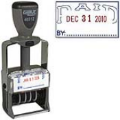 PAID Dater 1" x 1-5/8" Steel Self-Inking