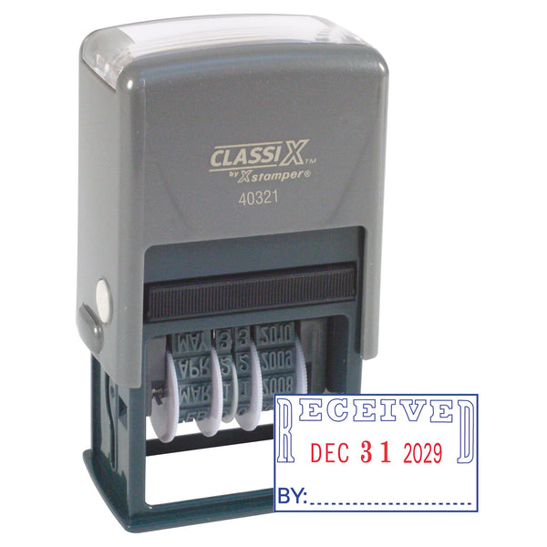 RECEIVED Dater 1"x1-1/2" Plastic Self-Inking