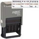 REC'D/PAID/FAX'D Dater 1" x 1-1/2" Plastic Self-Inking