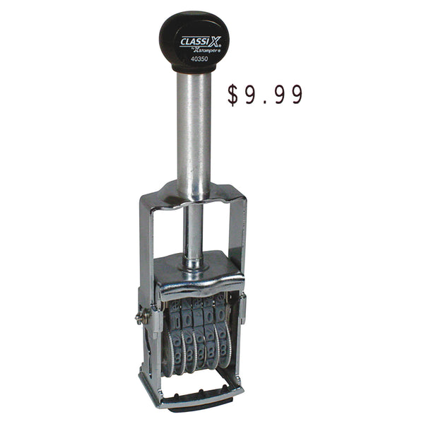40350 Self-Inking Line Price Stamp 5-Band