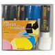 30mm Chisel 4PK Poster Markers (Primary) EPP-30