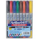 Twin Nib 0.4/1mm Bullet 8pk Permanent Markers